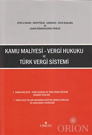 Kamu Maliyesi - Vergi Hukuku ve Türk Vergi Sistemi-Kolektif